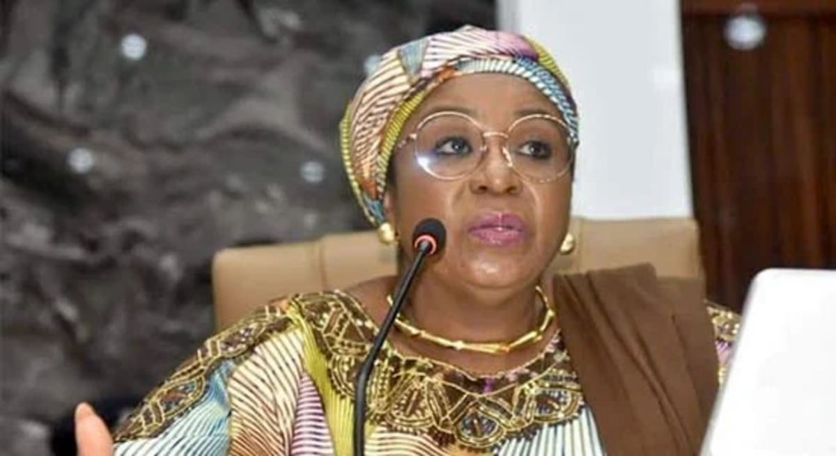 Nigerian civil service head Didi Esther Walson-Jack speaking at digital HR system launch ceremony