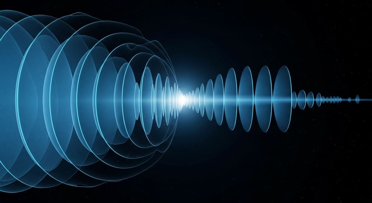 Abstract visualization of quantum particles stable within protective energy gap structure