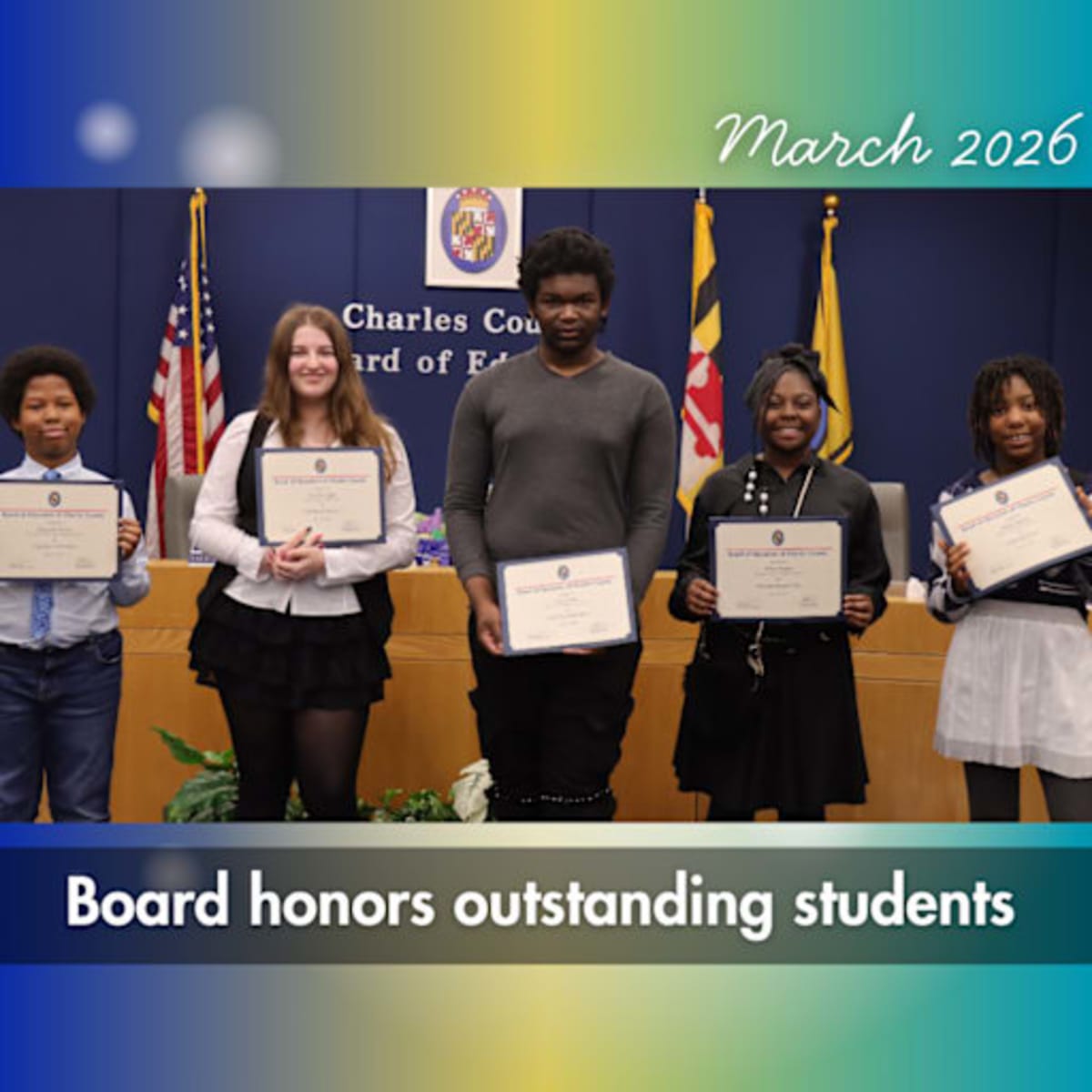 Six Charles County Students Honored for Academic Excellence - Image 2