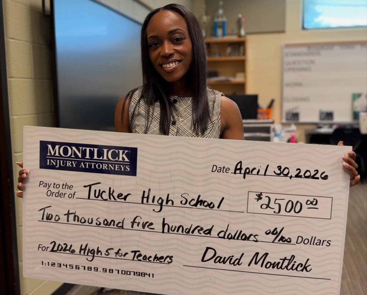 Tucker High Teacher Wins $2,500 for Students She Inspires