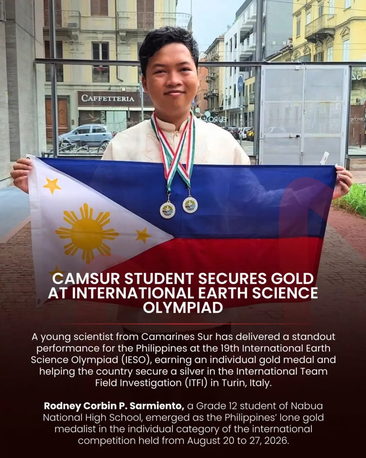 Philippine Student Wins Gold at Earth Science Olympiad - Image 2