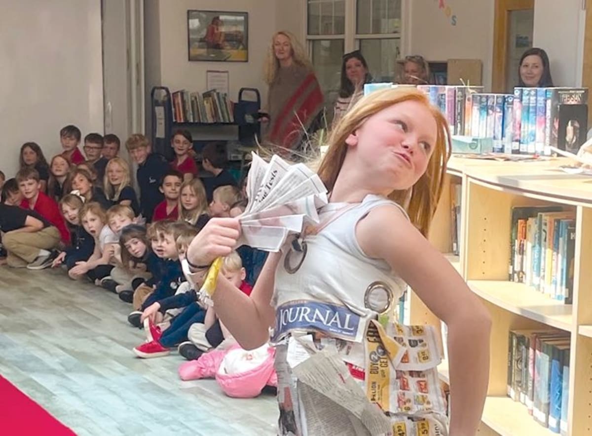 Middle Schoolers Turn Trash Into Fashion to Fight Waste