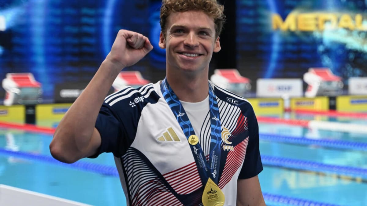 France's Léon Marchand Wins First European Title at Home - Image 2