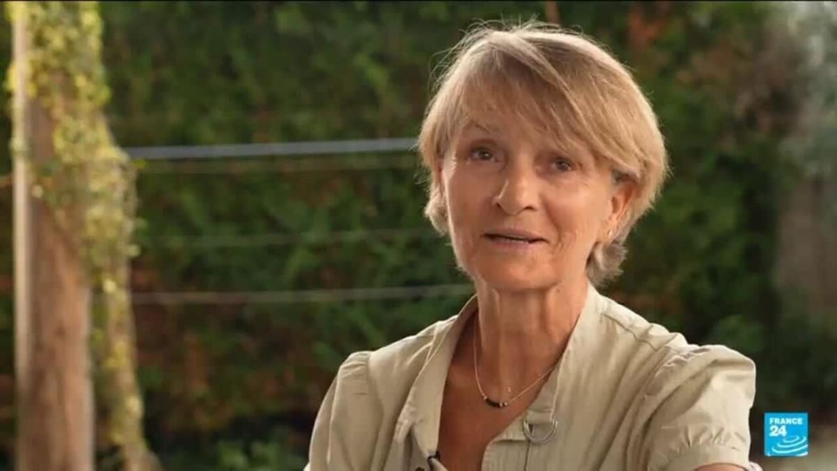 Flight attendant Sophie Lainault smiling after landmark French court victory on occupational health