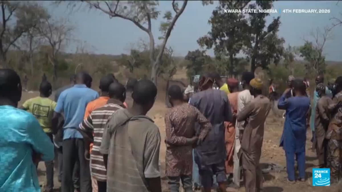 Nigerian security forces gather after historic rescue operation freeing 308 captives from jihadist groups