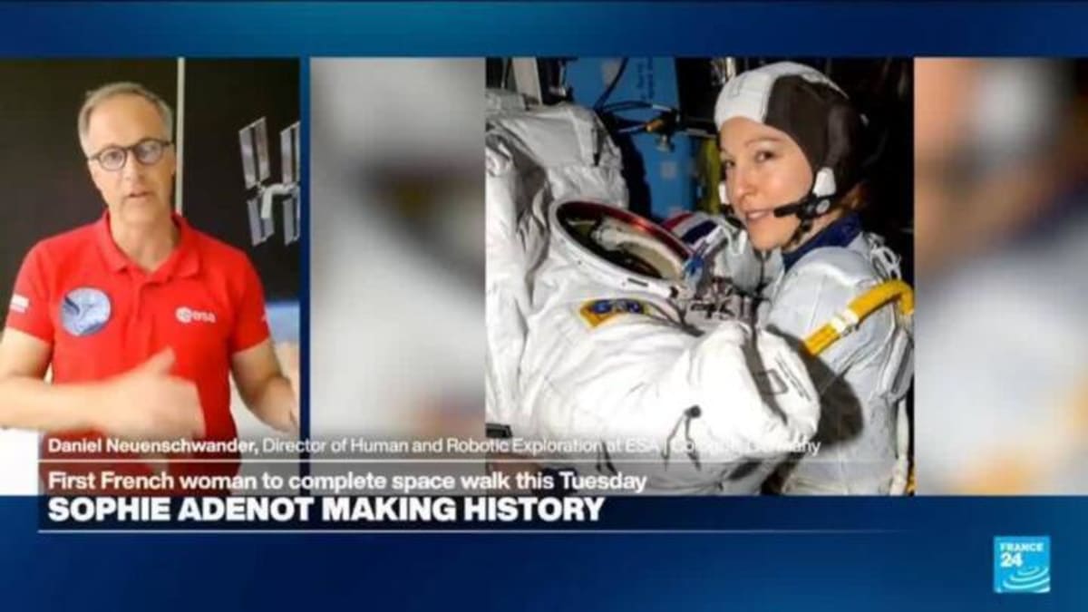 First French Woman Walks in Space at ISS - Image 3