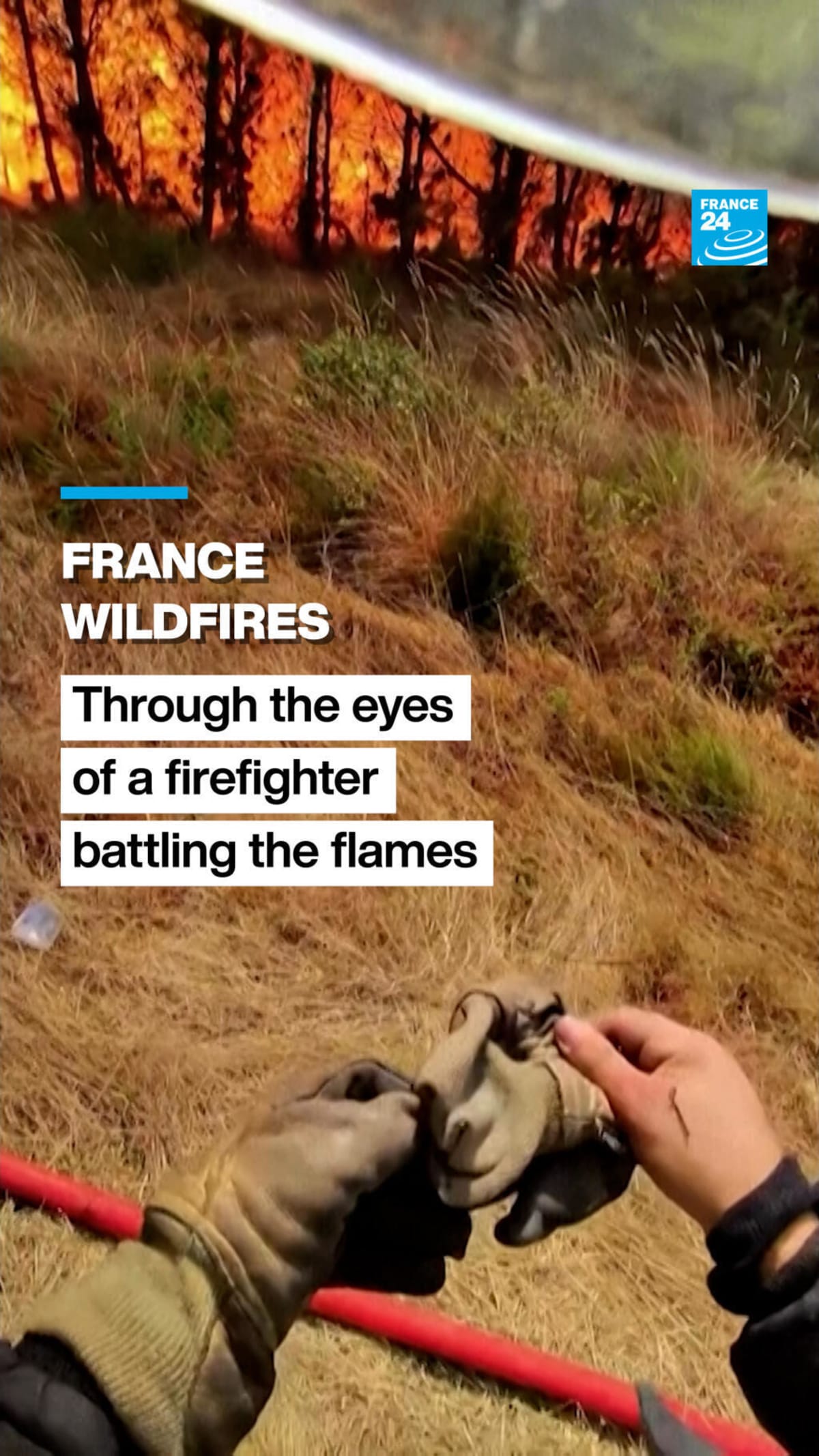 French Firefighters Use Smart Glasses to Battle Wildfire - Image 2