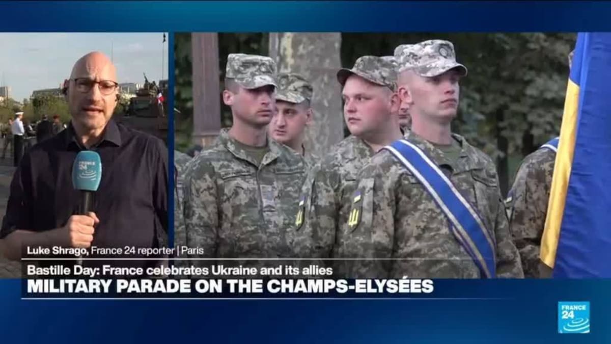 France Honors Ukraine Allies at Bastille Day Parade - Image 2