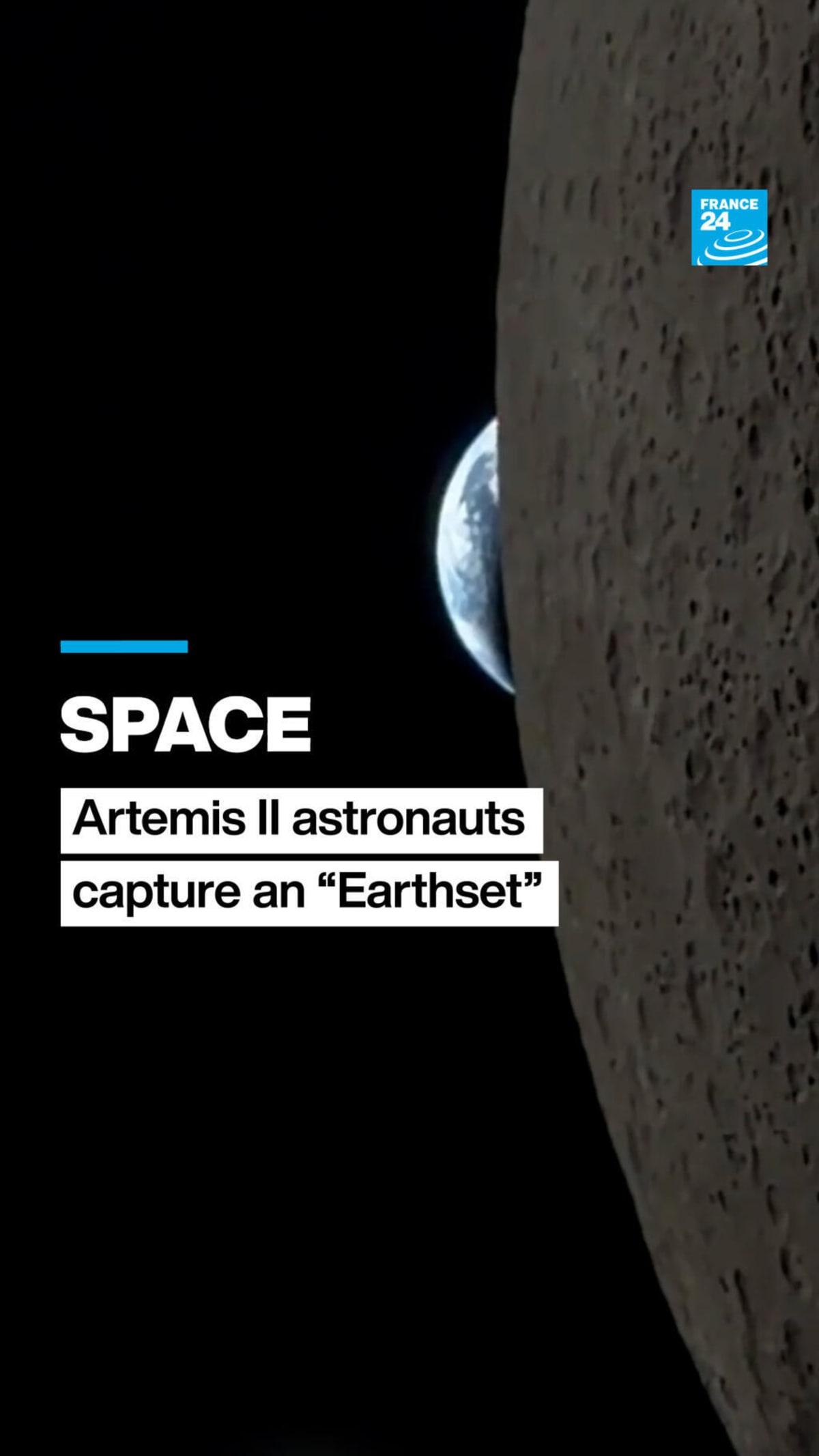 Artemis II Crew Captures Stunning "Earthset" from Moon - Image 2