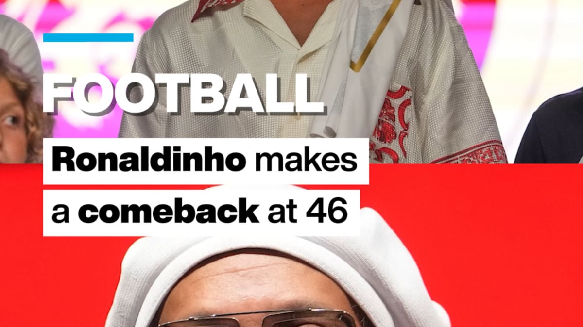 Ronaldinho Returns to Football at 46 for 300th Goal