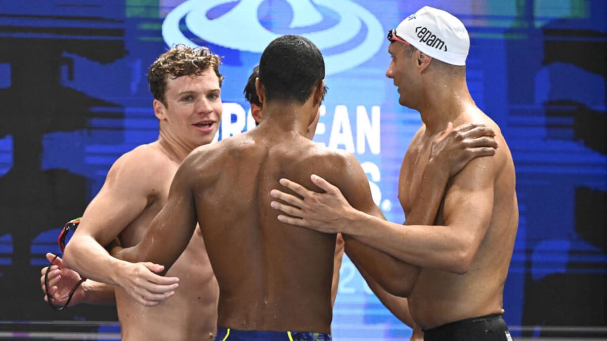 Léon Marchand Posts Year's Best Time in France Silver Win - Image 2