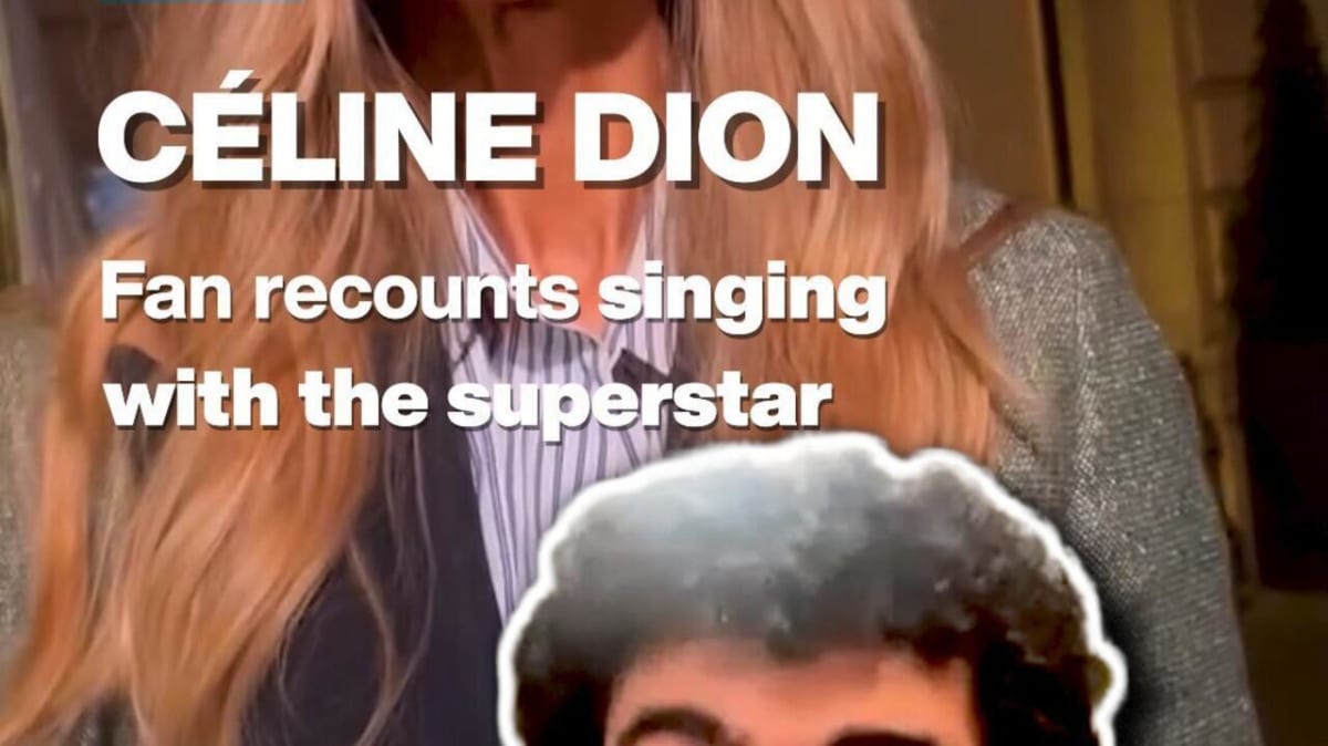 20-Year-Old Fan Sings Duet with Céline Dion in Paris
