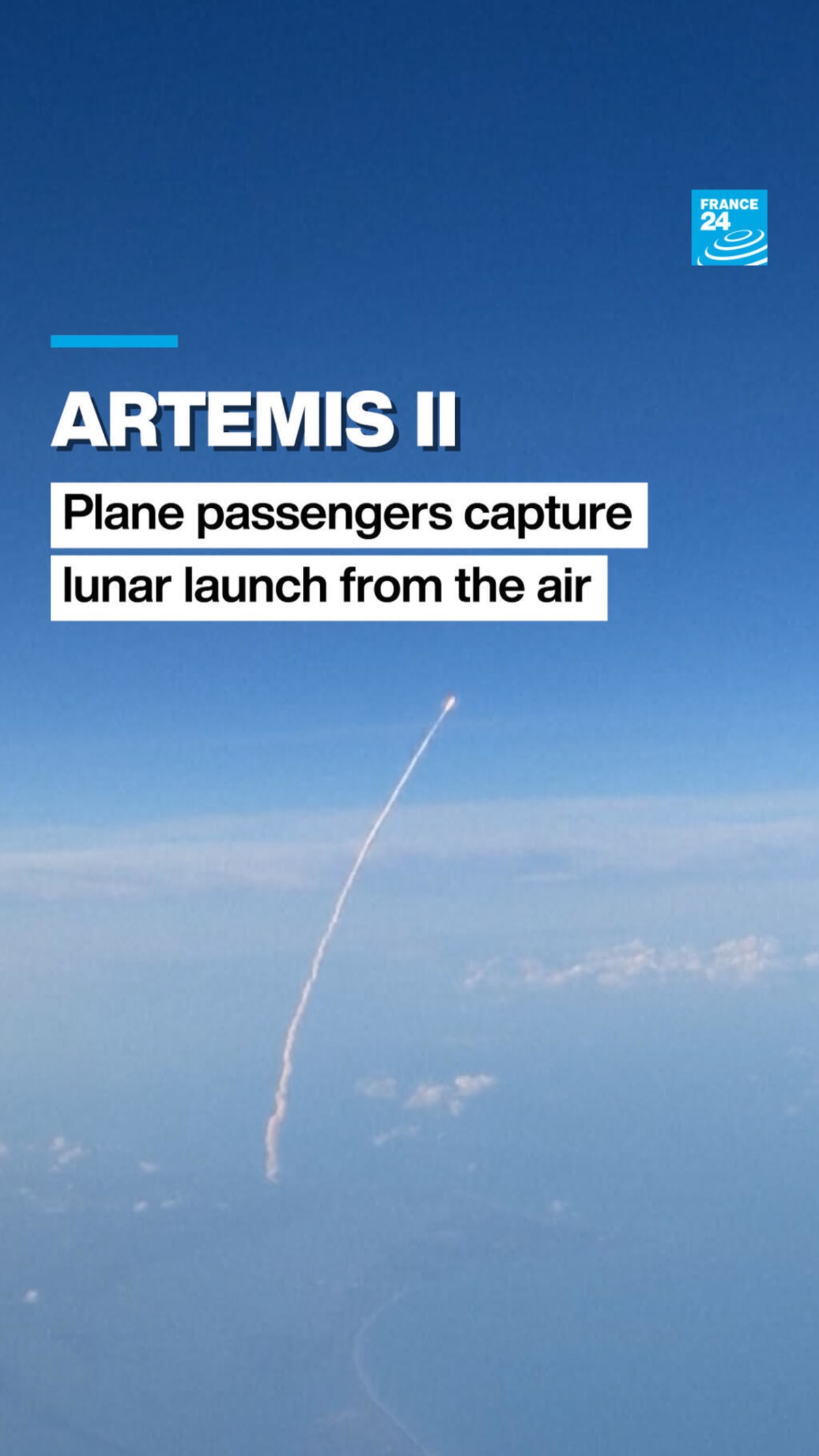 Passengers Capture Artemis II Moon Launch From Plane Windows - Image 2