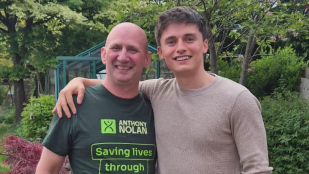 Cancer Survivor Meets Stem Cell Donor Who Saved His Life