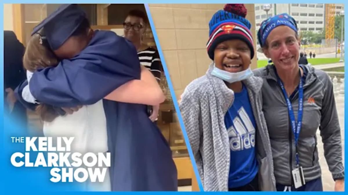 Teen Cancer Survivor Surprised by Surgeon at Graduation - Image 2