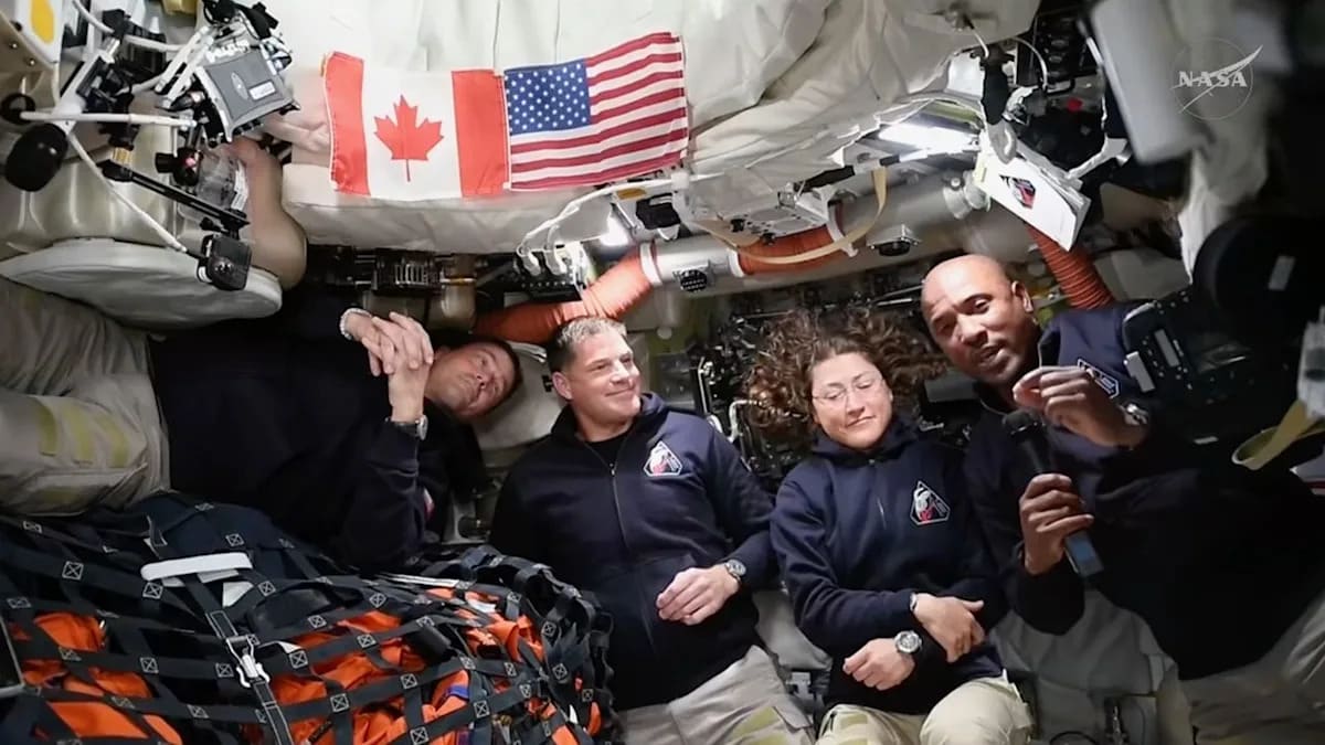 Astronaut's Easter Message: "You Are Special" From Space