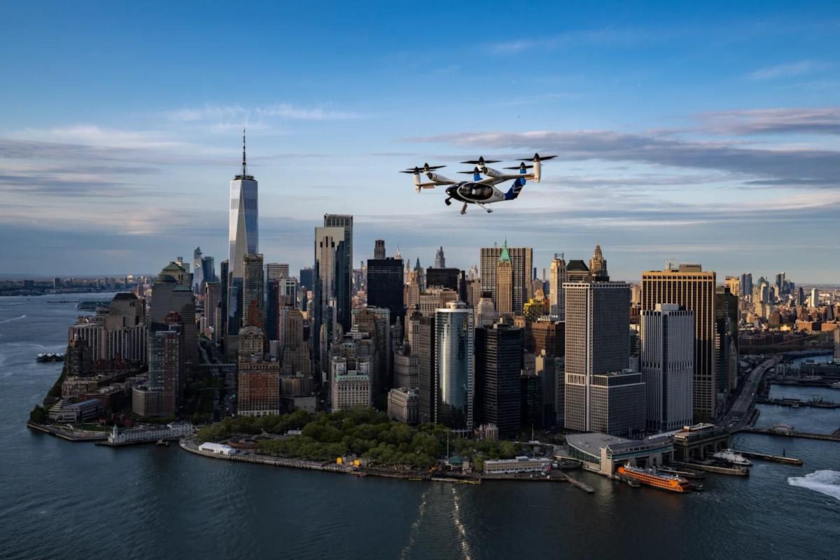 Electric Air Taxi Flies JFK to Manhattan in 10 Minutes