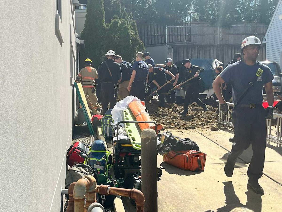 Two Workers Rescued from Trench Collapse in Bethesda
