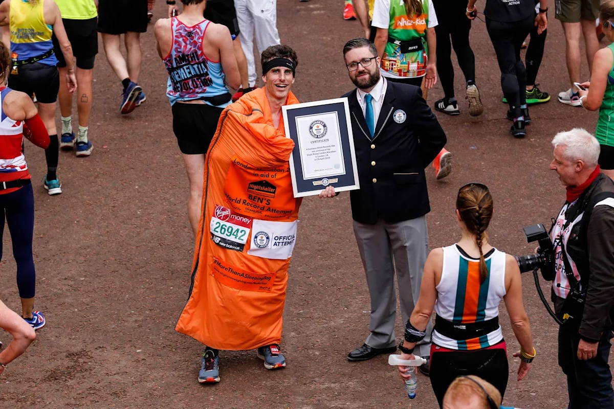 London Marathon Runners Set Records in Clogs and Costumes