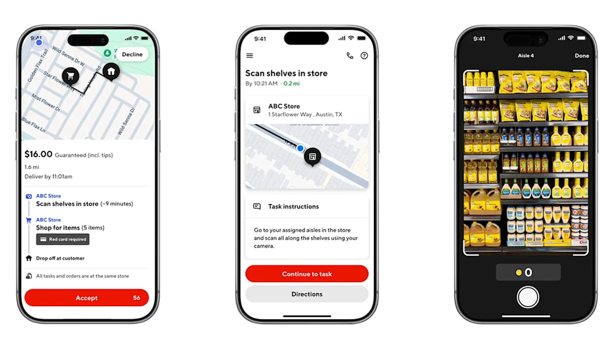 DoorDash Pays Drivers to Train AI Between Deliveries