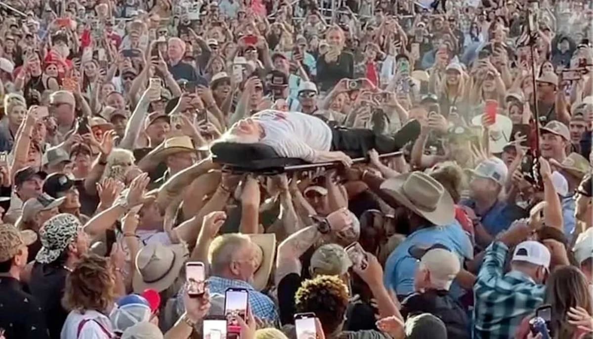 99-Year-Old 'Gangster Granny' Becomes Oldest Crowd Surfer - Image 2