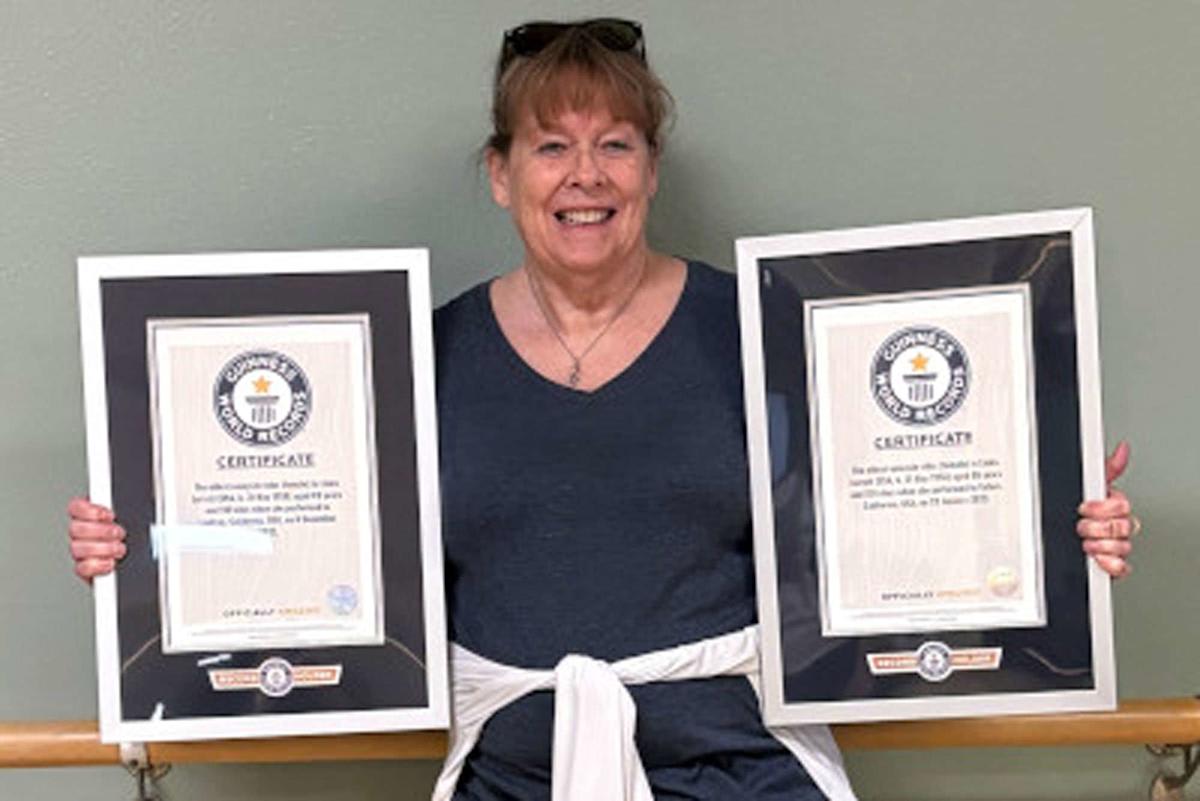 69-Year-Old Unicycle Granny Breaks Her Own World Record