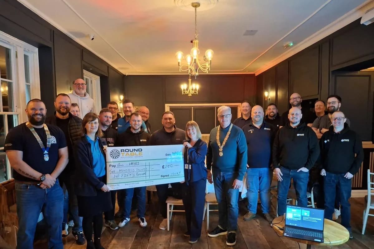 Milford Haven Donates £250 to End-of-Life Care Charity - Image 2