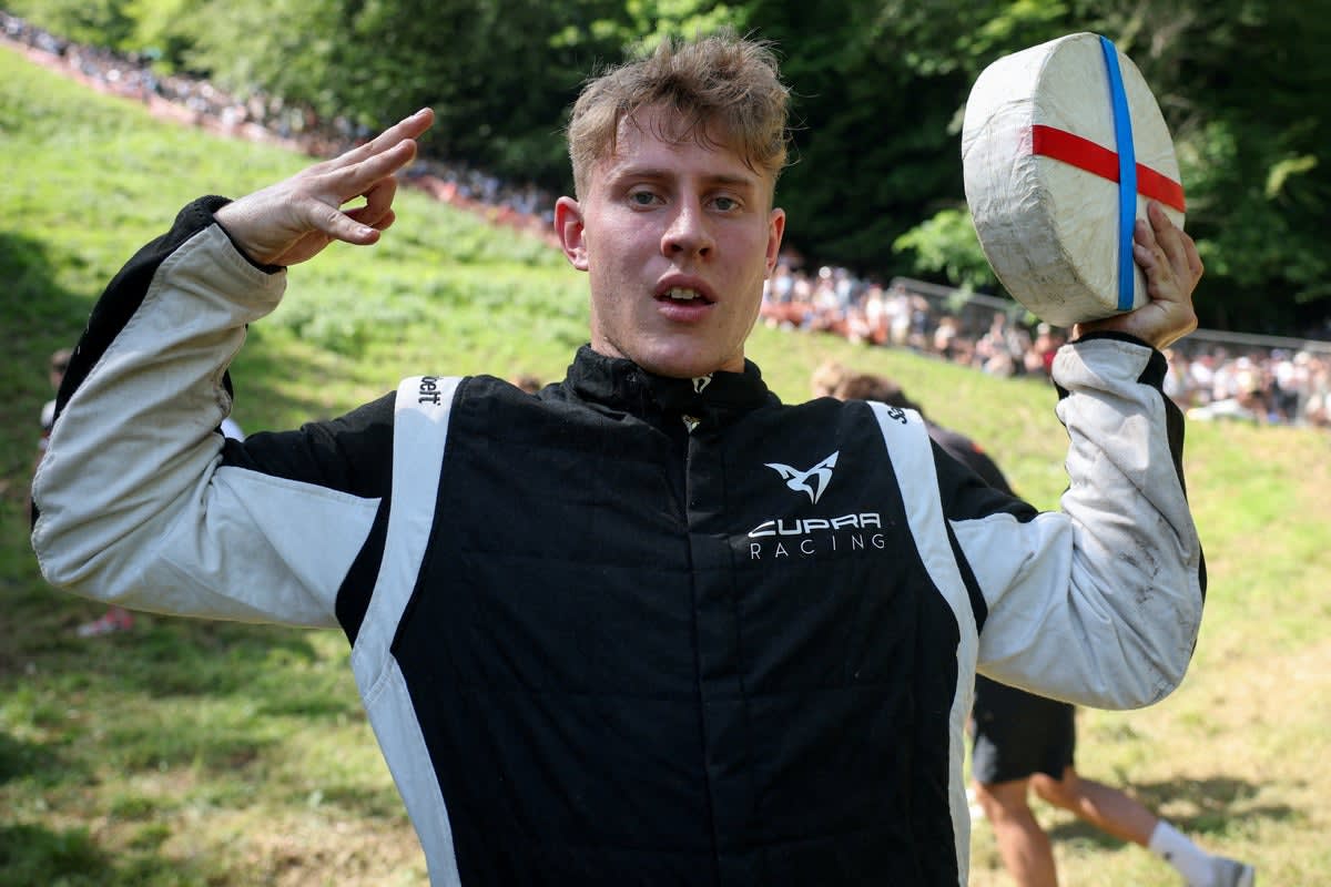 German YouTuber Wins Third Straight Cheese Rolling Title