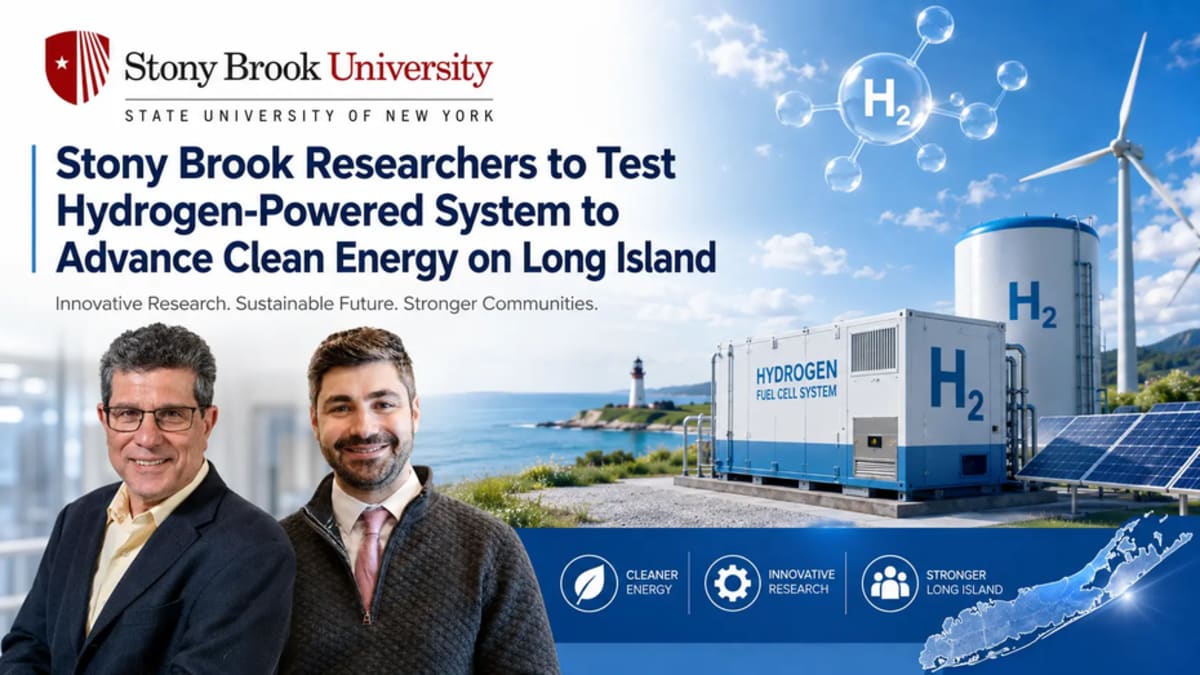 Long Island Tests First 100% Hydrogen Power Generator