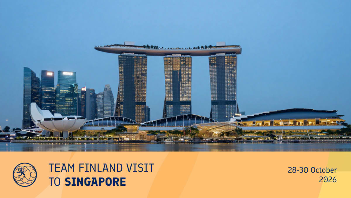 Finland Leads Green Tech Mission to Singapore in October