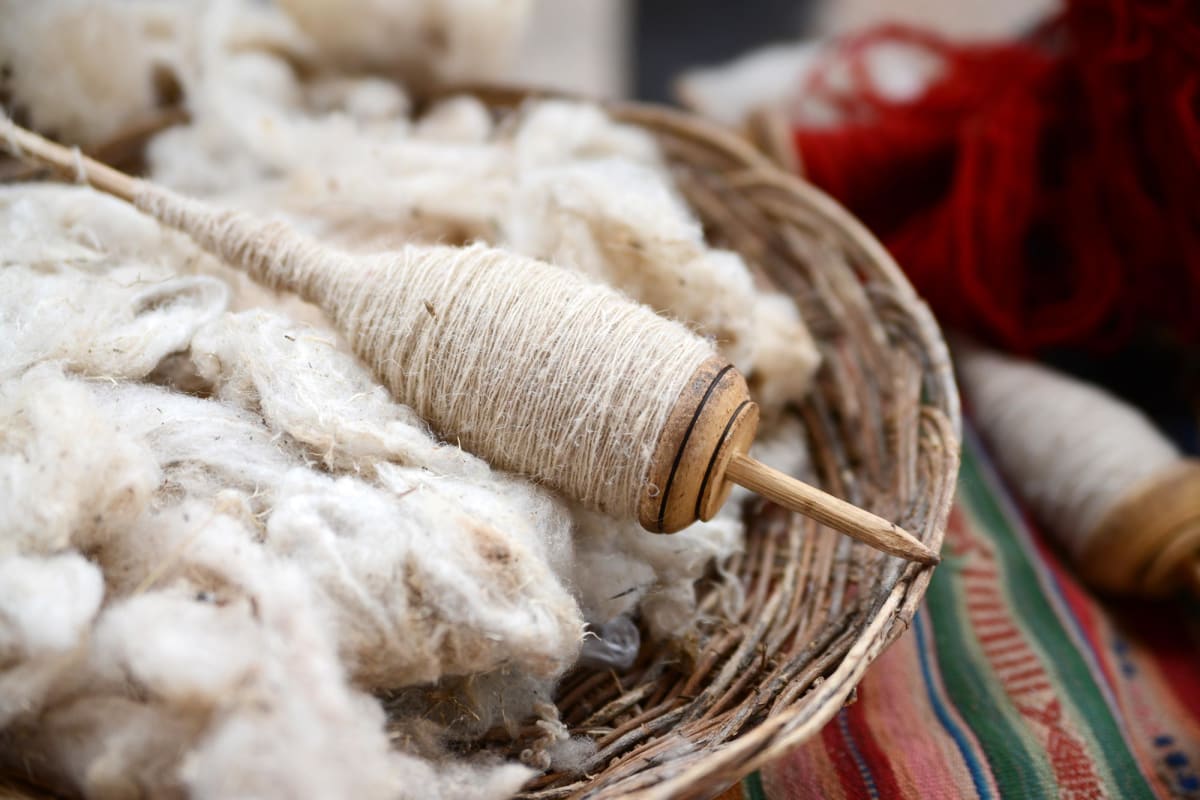 Researcher holding wool-derived keratin membrane used for bone regeneration in medical laboratory