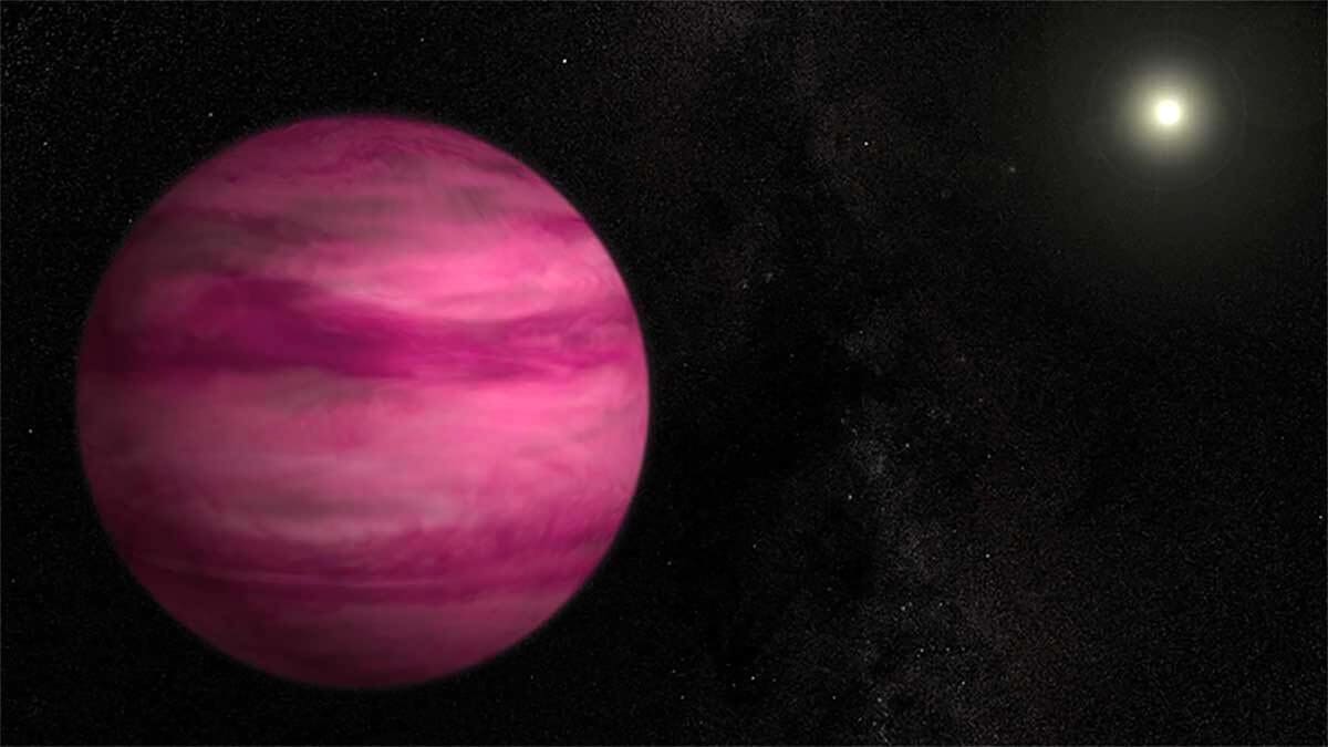 Webb Telescope Finds Salt Clouds on Ancient Pink Planet