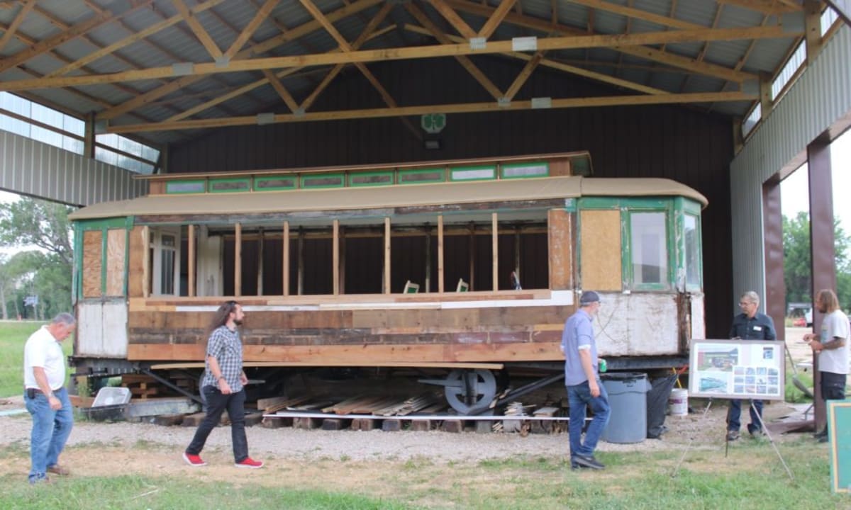 Wyoming Volunteers Restore Last Remaining Streetcar