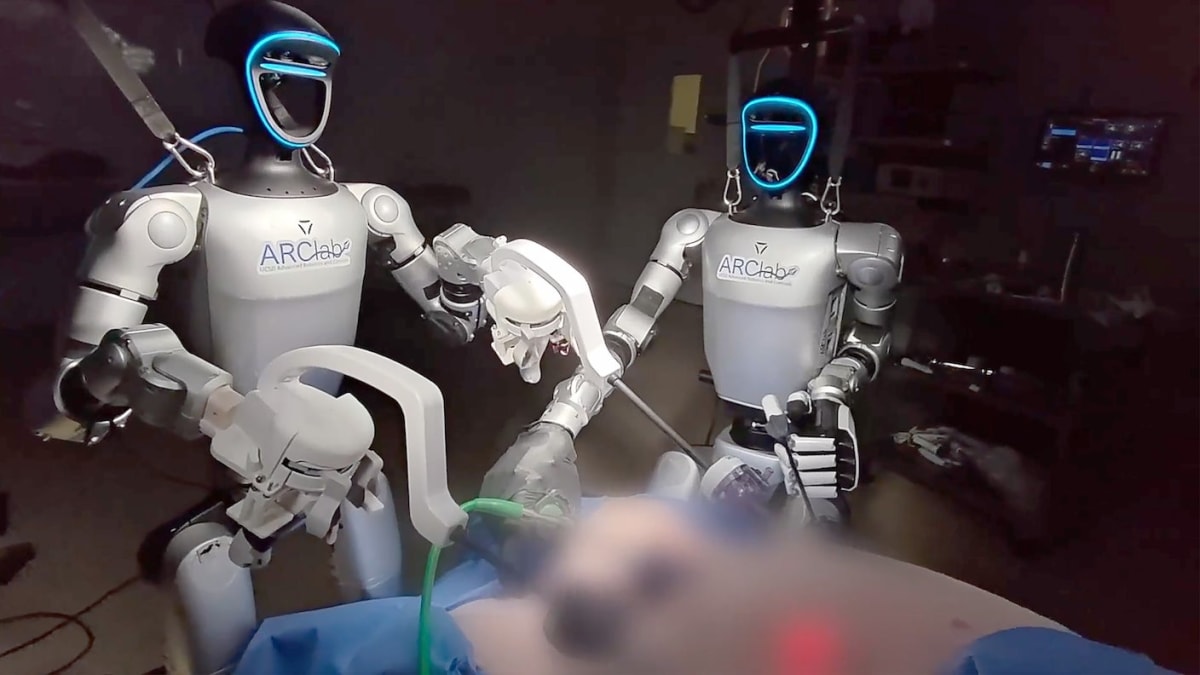 Humanoid Robot Successfully Removes Pig's Gallbladder