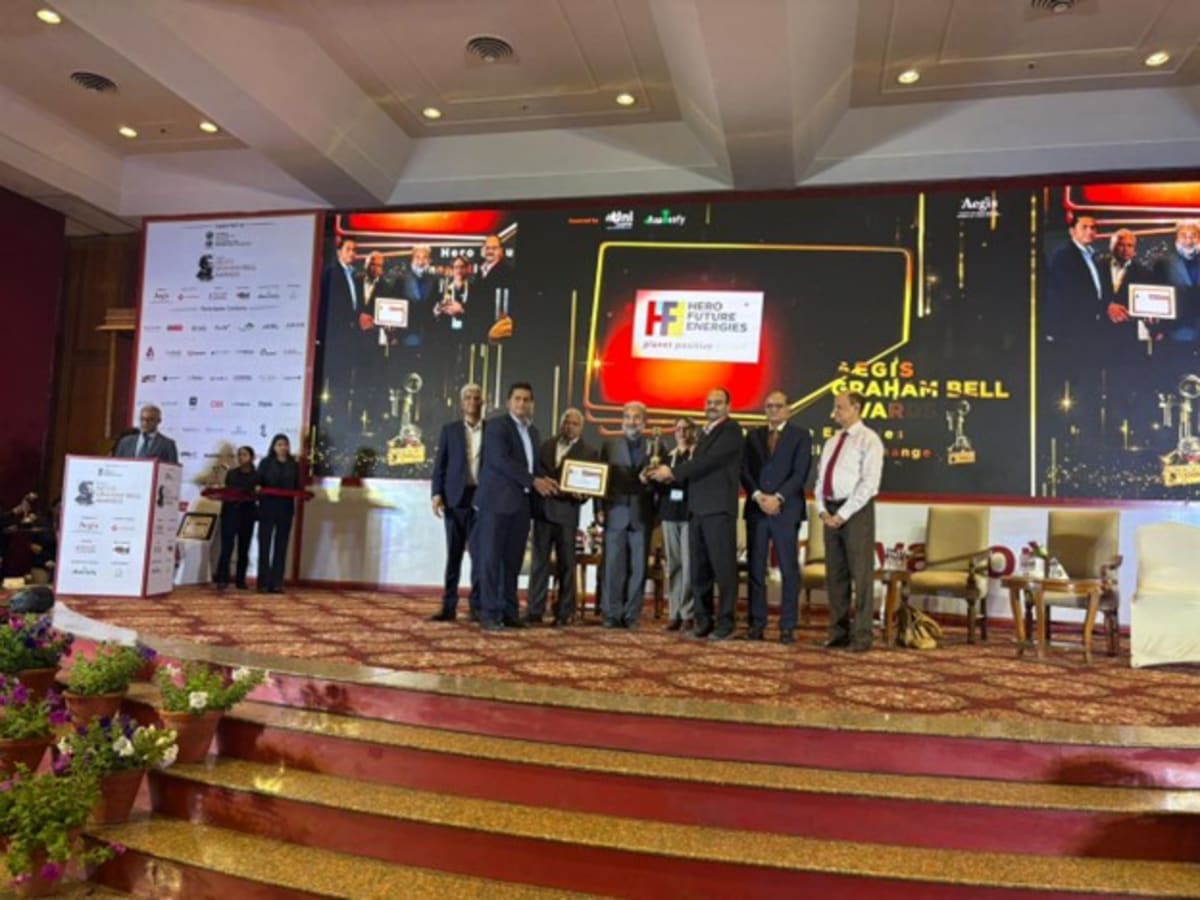 Industrial facility with green hydrogen production equipment integrated into manufacturing operations in Tirupati, India