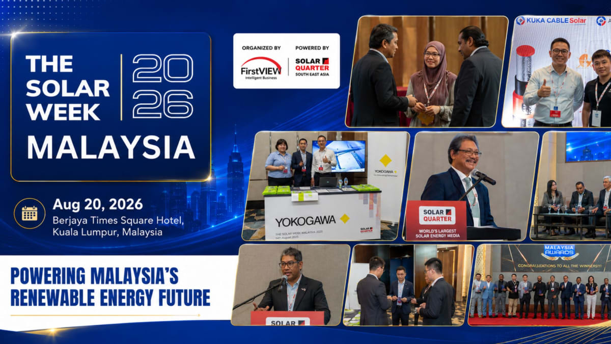 Malaysia Solar Week 2026 Unites 200+ Clean Energy Leaders