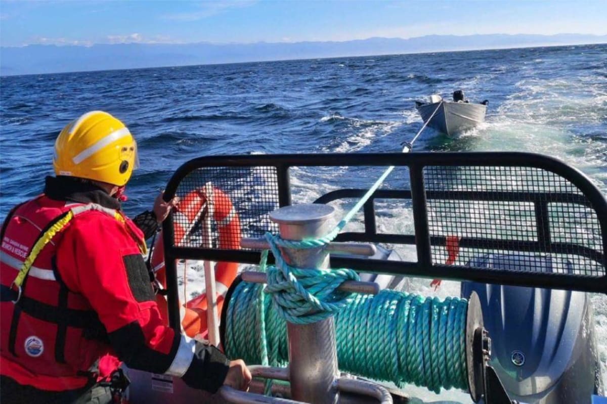 Two young people rescued by Royal Canadian Marine Search and Rescue team off East Sooke coast
