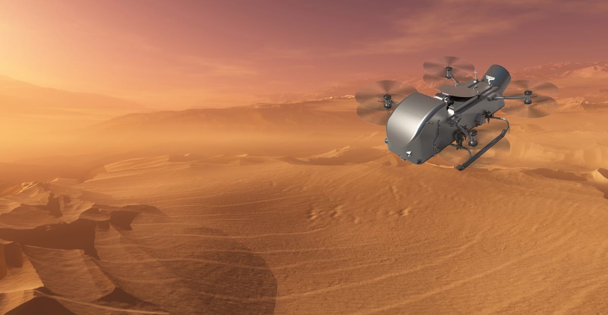 NASA's Dragonfly Will Fly Across Saturn's Moon Titan in 2034