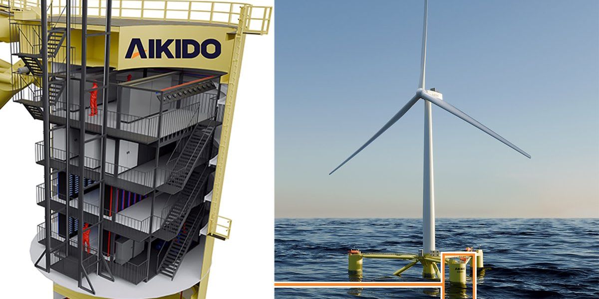Wind Turbines Get Built-In Underwater Data Centers