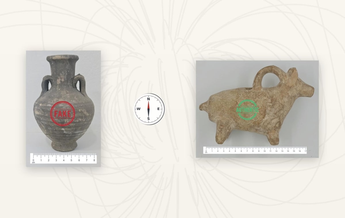 Earth's Magnetic Field Helps Spot Fake Ancient Pottery