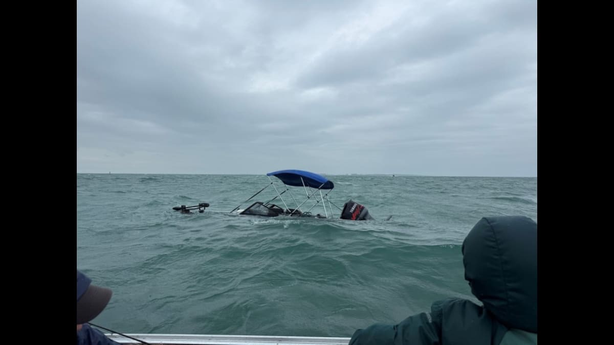 Charter Captain Saves 3 from Sinking Boat on Lake St. Clair - Image 3