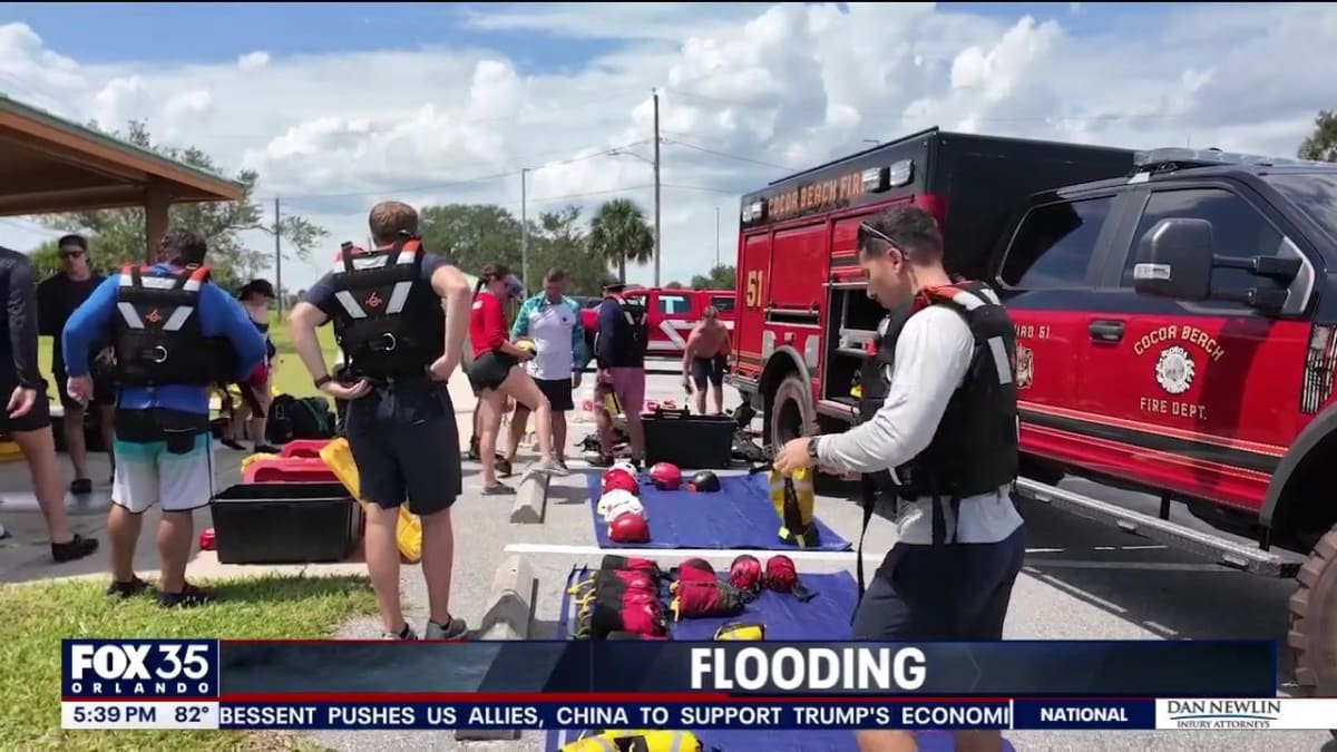 90+ Florida Firefighters Train After Historic 2025 Flood - Image 3