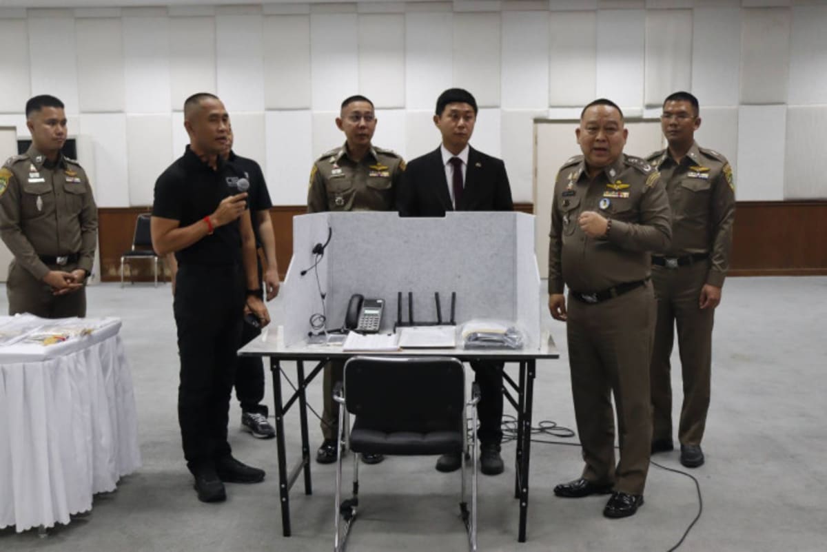Bangkok Police Bust Scam Ring, Stop $1.8M in Fraud