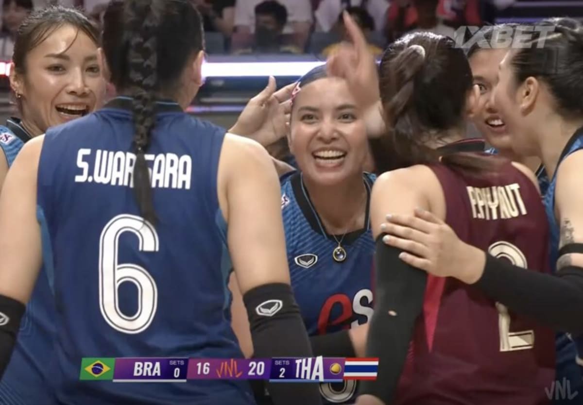 Thailand Stuns World No. 2 Brazil in Straight-Sets Sweep - Image 2
