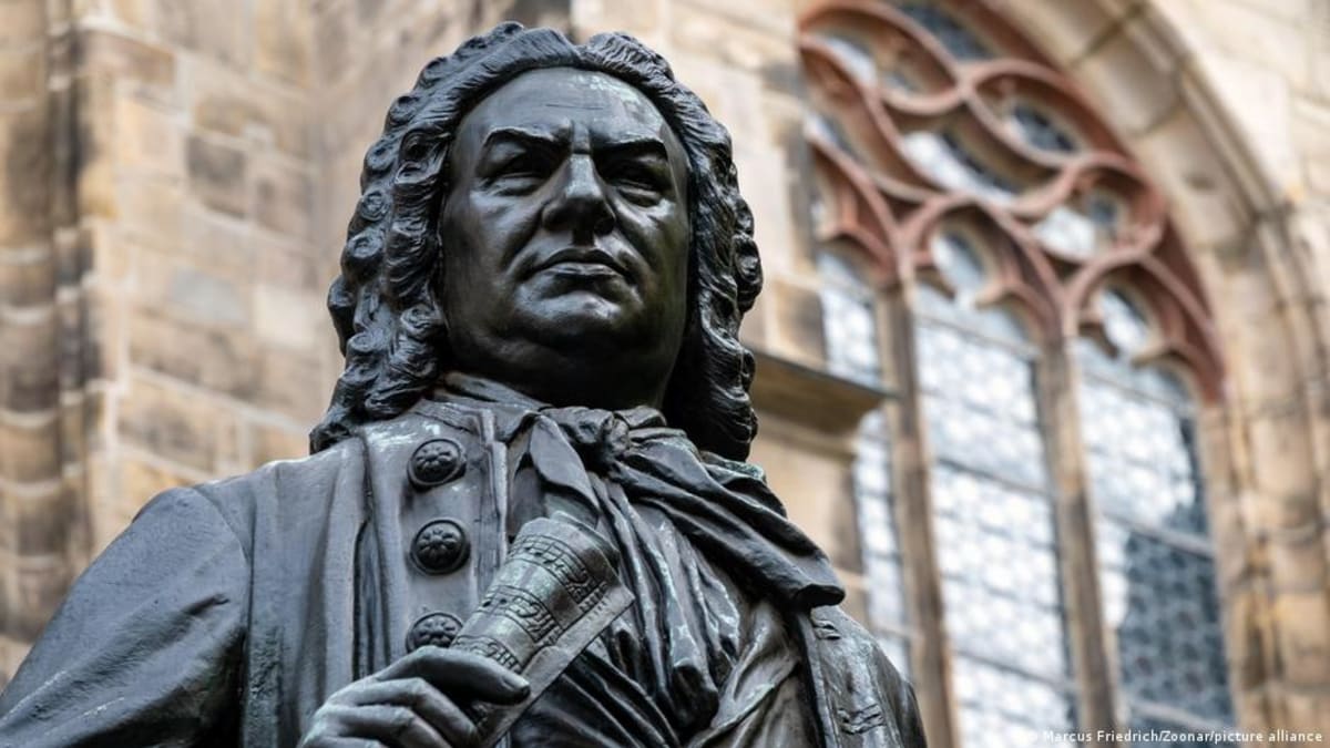 Historic St. Thomas Church in Leipzig where Johann Sebastian Bach worked as music director