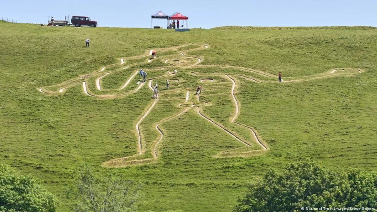 UK's Famously Endowed Chalk Giant Gets Fresh Makeover