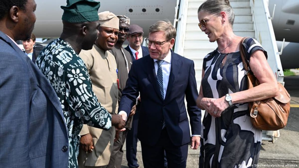 German Foreign Minister Johann Wadephul meeting with African youth entrepreneurs and creative professionals