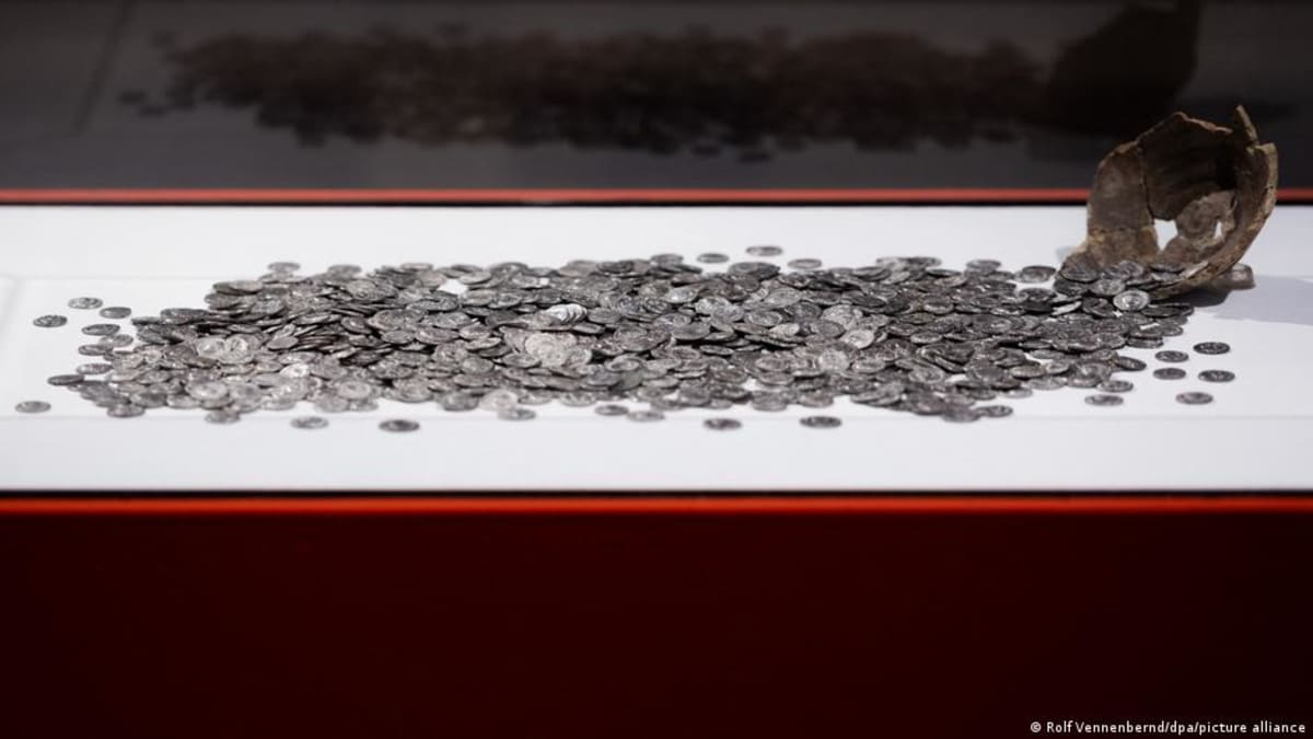Amateur Finds Germany's Largest Roman Coin Hoard