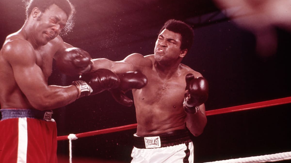 Professional boxer Nico Ali Walsh, grandson of Muhammad Ali, in boxing attire