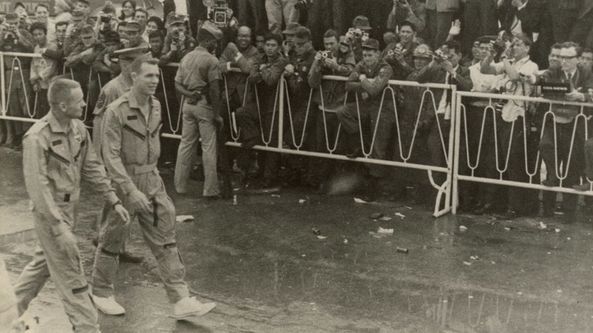 Lost Photos Show Neil Armstrong's Near-Fatal 1966 Splashdown